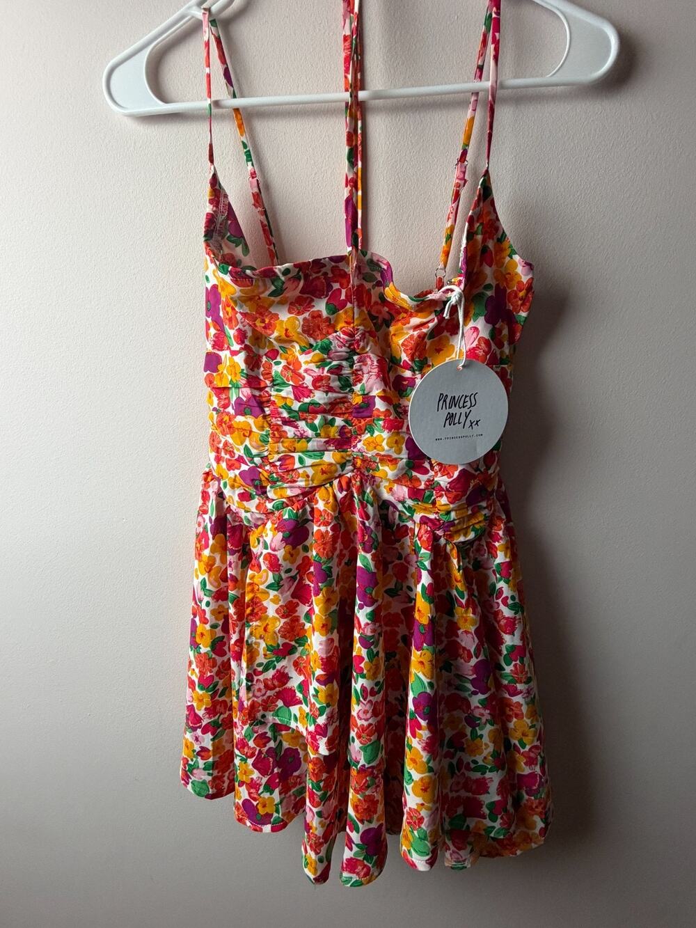 Princess Polly Celena Mini Dress Women's Size 2 Ditsy Floral Garden Party Flirty
